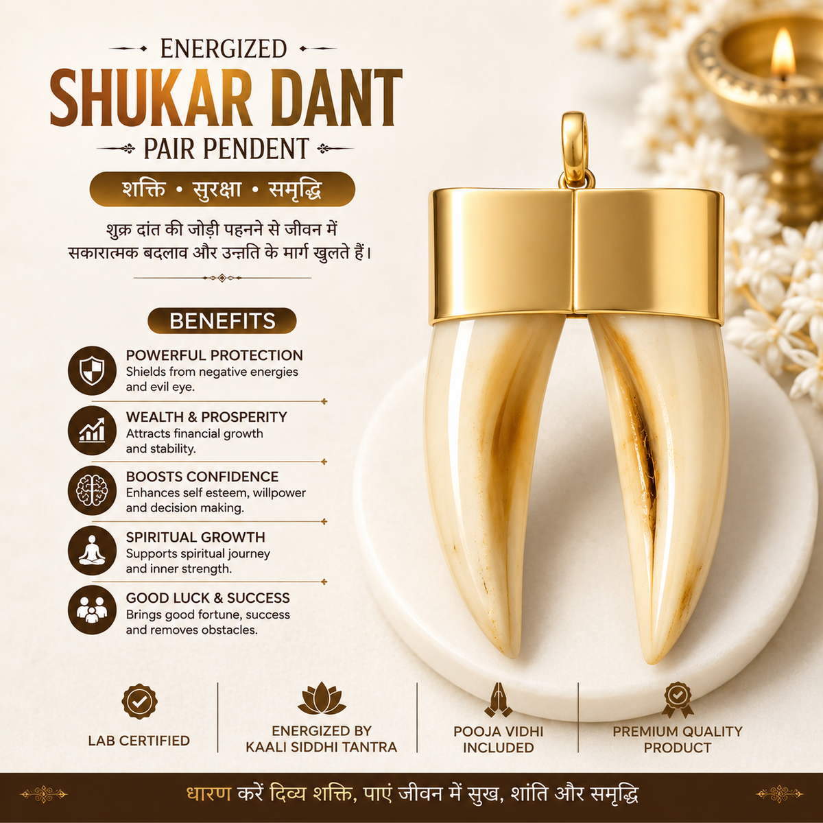 Original Shukar Dant Energized  4-5 cm