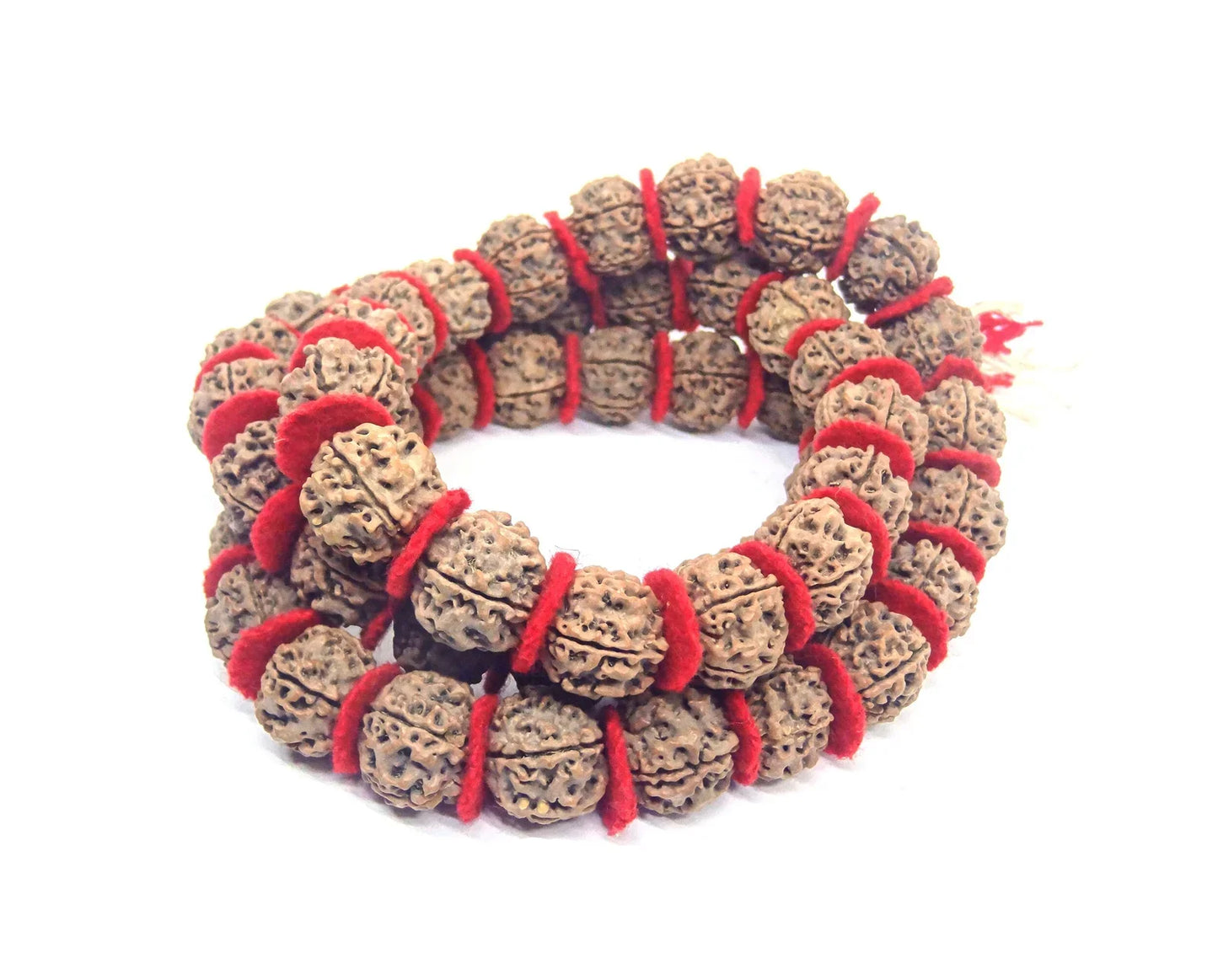 5 Mukhi Rudraksha Kantha / Mala Nepali 54 +1 Beads